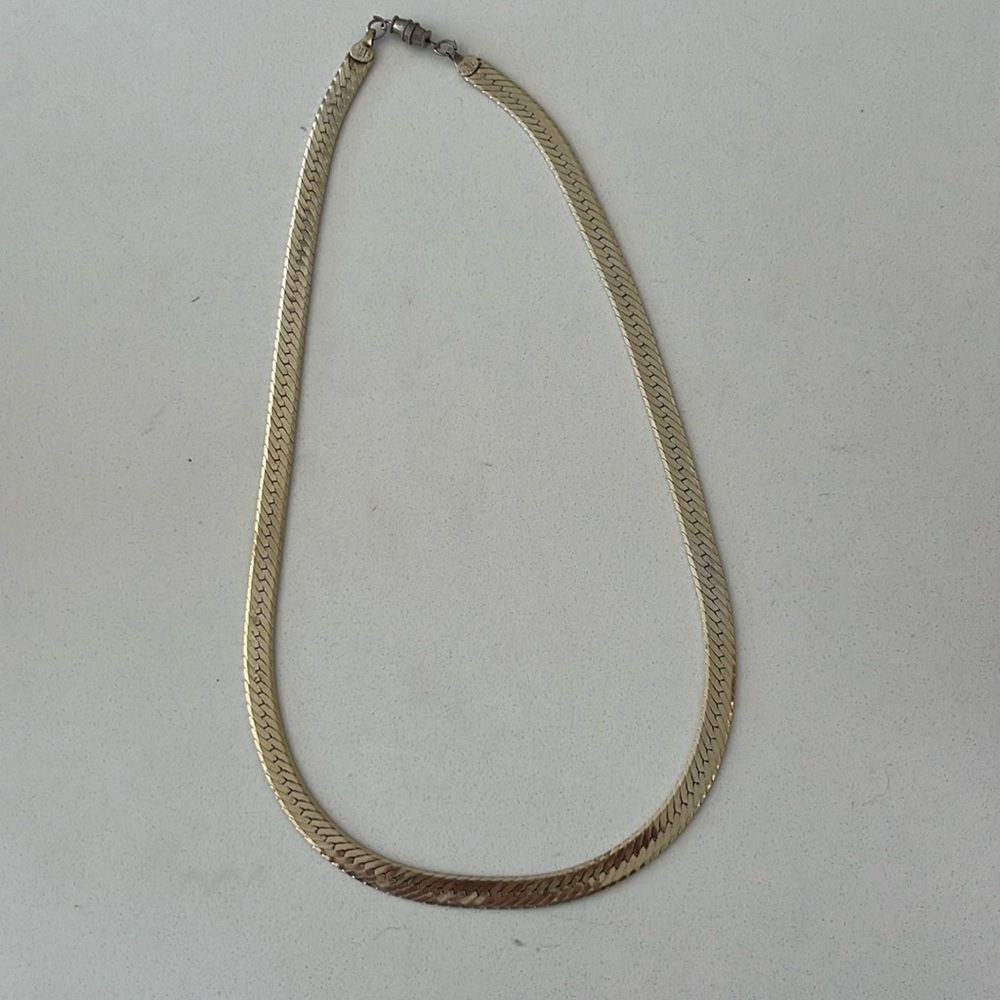 Vintage Italian 925 sterling silver 6mm serpentine 20” chain